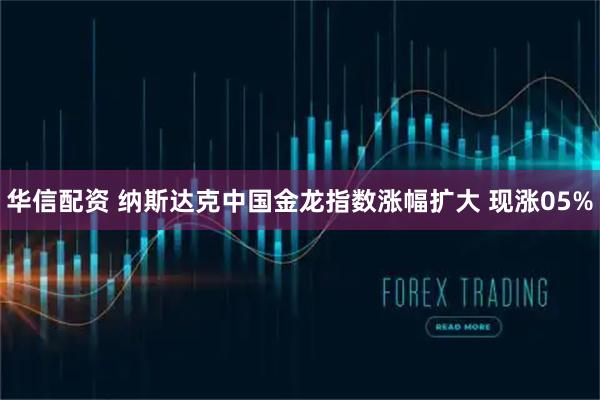 华信配资 纳斯达克中国金龙指数涨幅扩大 现涨05%